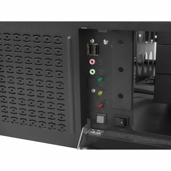 ATX Kārba Lanberg SC01-4504-08B Melns 4U Plaukts