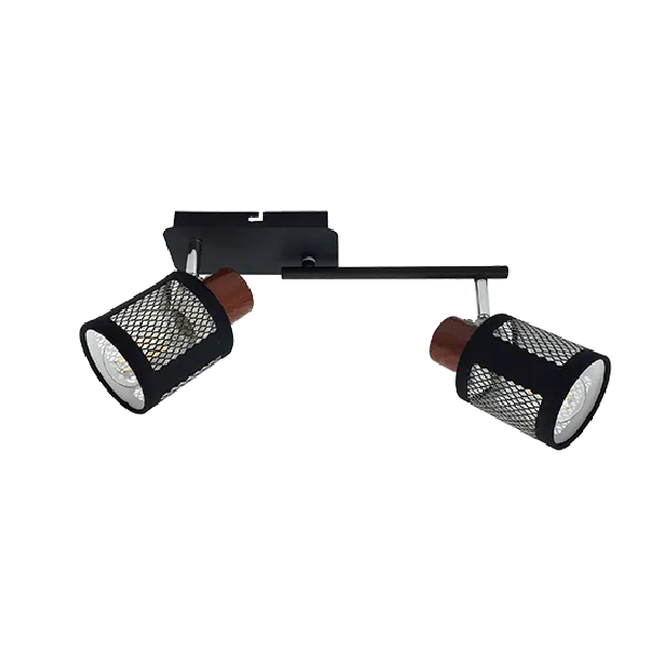 DELIA SPOT 2XE27 BLACK