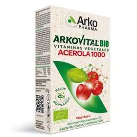 Arkopharma Arkovital Acerola 1000 Vitamin C 30 Tablets 