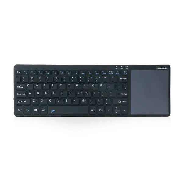 Klaviatuur Modecom MC-TPK1 Must Inglise QWERTY