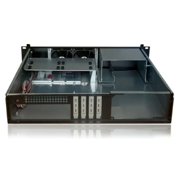 ATX pusiau bokšto tipo korpusas Techly I-CASE IPC-240L Juoda