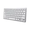 Juhtmevaba Klaviatuur Trust 24651 Qwerty US Hõbedane Mustvalge