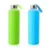 Vandens butelis Bewinner stiklas Silikoninis 600 ml (24 vnt.)