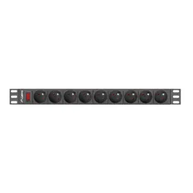 Grandinės plokštė Lanberg PDU-09E-0300-BK