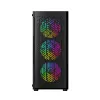 Блок полубашня ATX Galileo GEMBIRD CCC-FC-400X Чёрный Разноцветный