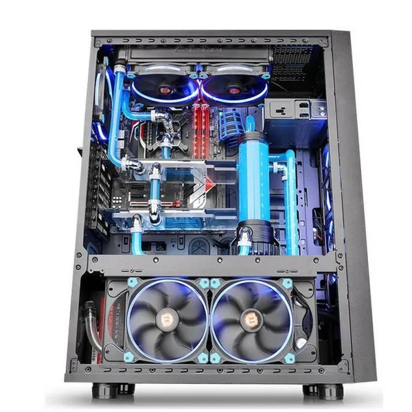 ATX pusiau bokšto tipo korpusas THERMALTAKE CA-1F8-00M1WN-02 Mėlyna Juoda