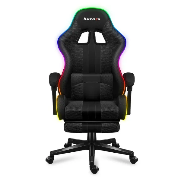 Žaidimų kėdė Huzaro HZ-Force 4.7 RGB Juoda