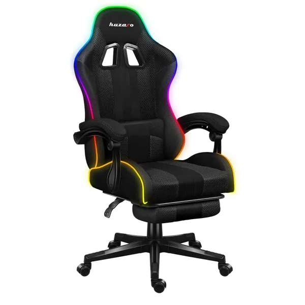 Žaidimų kėdė Huzaro HZ-Force 4.7 RGB Juoda