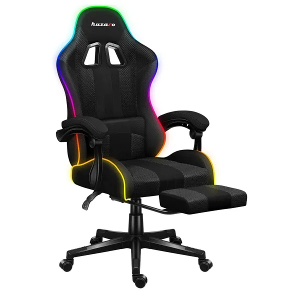 Žaidimų kėdė Huzaro HZ-Force 4.7 RGB Juoda
