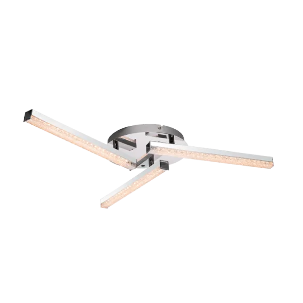 FAYE LED lubinis šviestuvas 3x4W 3200K chromuotas