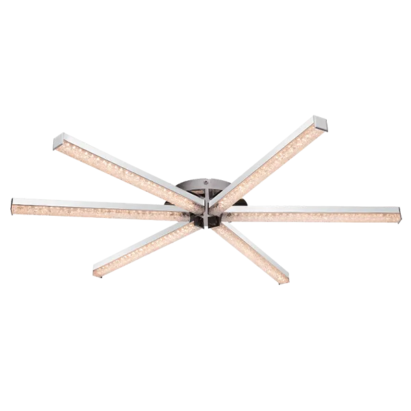 FAYE LED lubinis šviestuvas 6x4w 3200k chromuotas