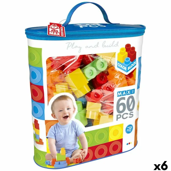 Statymo blokai Color Block 60 Dalys