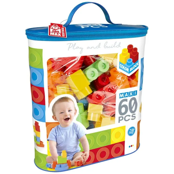 Statymo blokai Color Block 60 Dalys