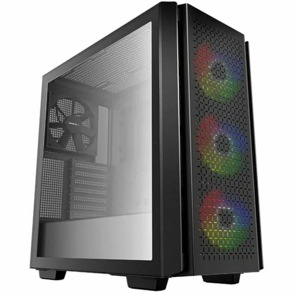 ATX pusiau bokšto tipo korpusas DEEPCOOL R-CG560-BKAAE4-G-1 Juoda Spalvotas