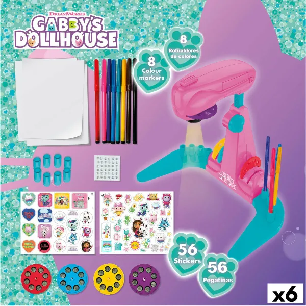 Drawing Set Gabby's Dollhouse (6 Units)