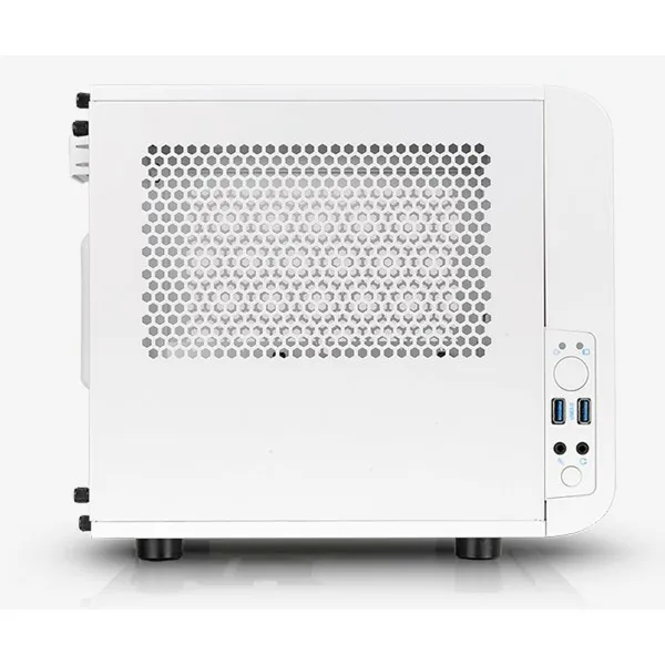 Mini ITX Midtower Korpus THERMALTAKE Core V1 Snow Edition Valge