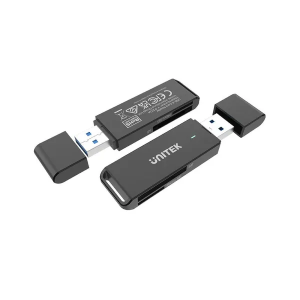 Ārējais karšu lasītājs Unitek Y-9327A Melns