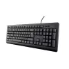 Klaviatūra Trust 24639 Melns Angļu EEUU QWERTY