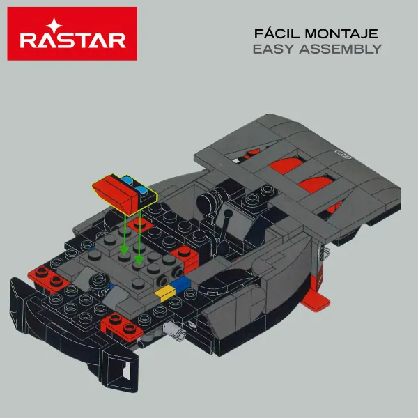 Rakennussetti Audi Auto 376 Kappaletta