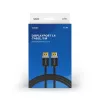 DisplayPort Kaabel Savio CL-176 Must 3 m