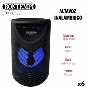 Kaiutin karaokemikrofonilla Bontempi 6 osaa
