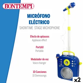 Kaiutin karaokemikrofonilla Bontempi 2 osaa