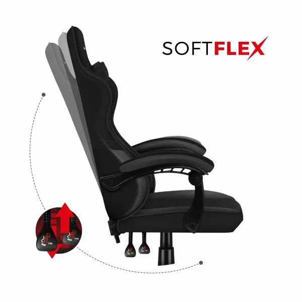 Стул Gaming Huzaro HZ-Force 4.4 Carbon Чёрный