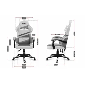 Spēļu Krēsls Huzaro HZ-Force 4.4 White Mesh Balts