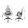 Žaidimų kėdė Huzaro HZ-Force 4.4 White Mesh Balta