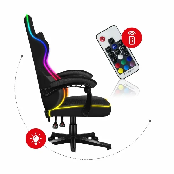 Стул Gaming Huzaro HZ-Force 4.4 RGB Black