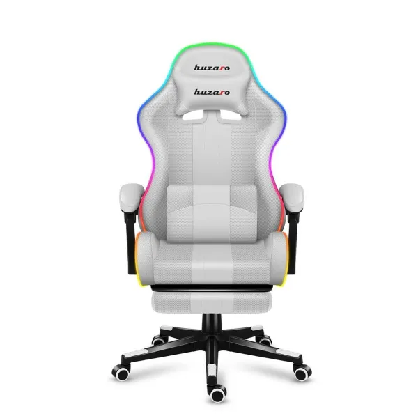 Spēļu Krēsls Huzaro FORCE 4.7 RGB Balts