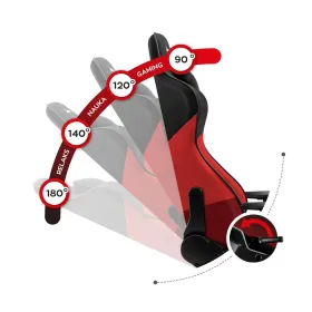 Spēļu Krēsls Huzaro Hz-Force 6.2 Red Mesh Sarkans