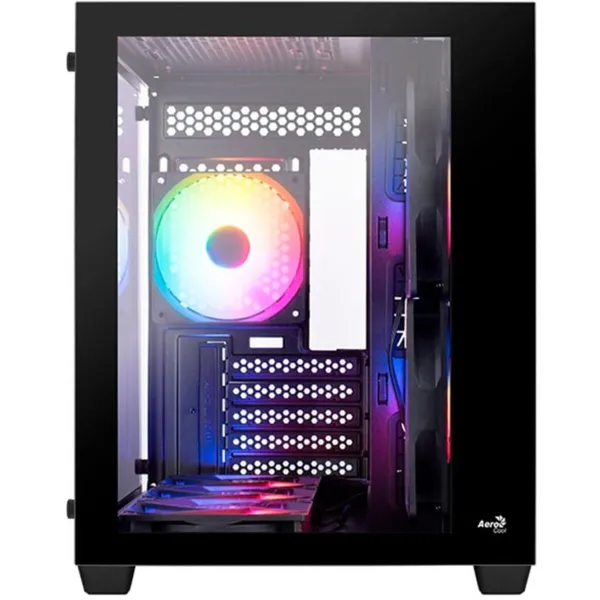 ATX pusiau bokšto tipo korpusas Aerocool AEROPGSDRYFTMINI-BK Juoda Spalvotas