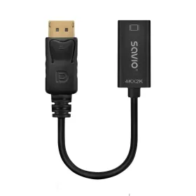 Адаптер для DisplayPort на HDMI Savio AK-62 20 cm
