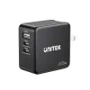 Сетевое зарядное устройство Unitek P1117B Чёрный 65 W (1 штук)