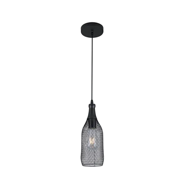 KEN PENDANT 1XE27 BLACK D120mm