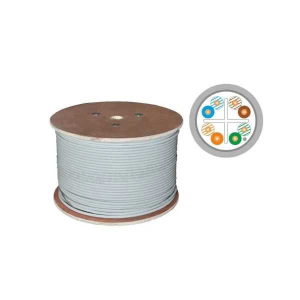 UTP 6 kategorijos kietas tinklo laidas Alantec KIF6LSOH500D Pilka 500 m