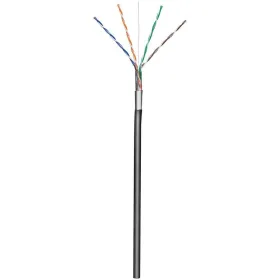 FTP kategoria 5e jäykkä verkkokaapeli Techly ITP8-RIS-0305LO Musta 305 m
