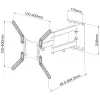 Sieninis laikiklis Techly ICA-PLB 136M 55" 23"