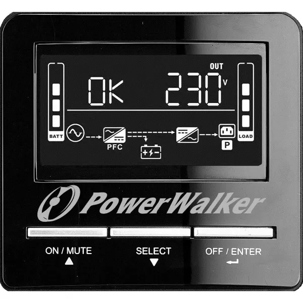 Система бесперебойного питания Интерактивная SAI Power Walker VI 1100 CW FR 770 W