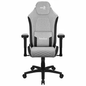 Spēļu Krēsls Aerocool AEROCROWN-ASH-GREY Melns Pelēks