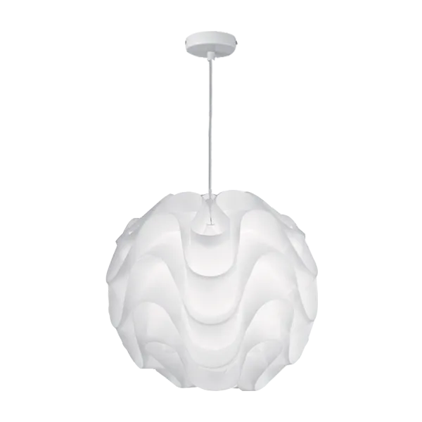 LUNA RIPPVALUSTI 1xE27 VALGE