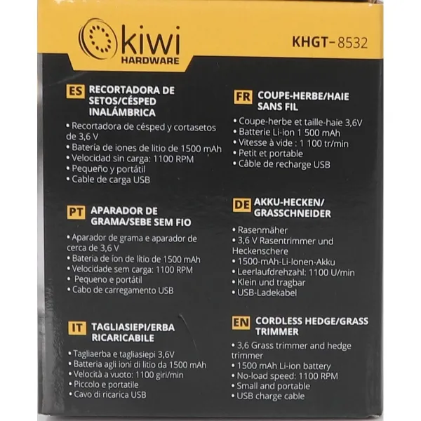 Hekilõikur Kiwi 7,2 V