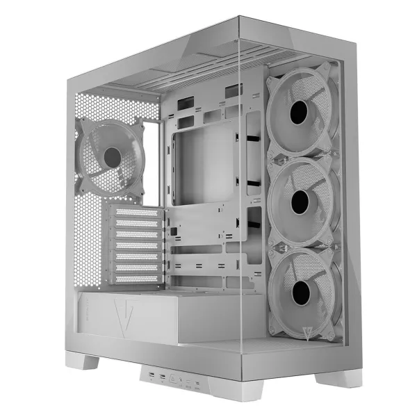 ATX Semi-tower Korpus Modecom Volcano SPACE APEX ARGB Valge