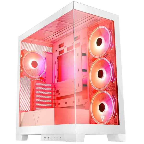 ATX Semi-tower Korpus Modecom Volcano SPACE APEX ARGB Valge