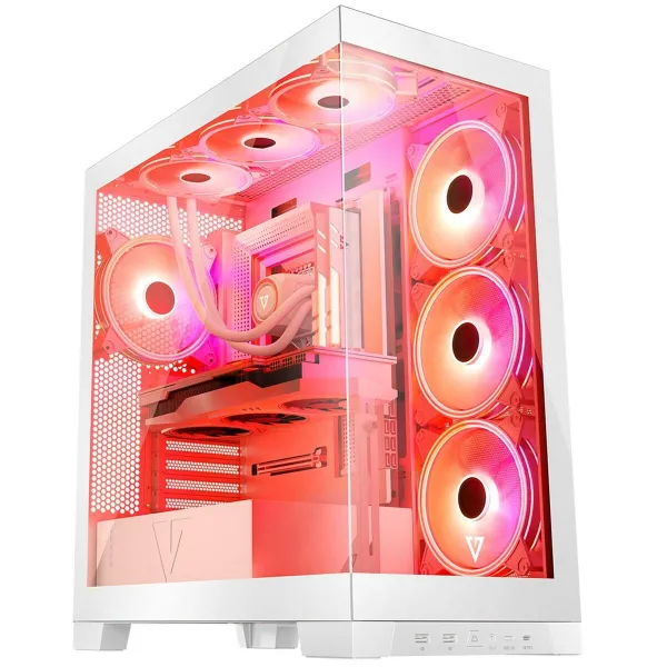 ATX Semi-tower Korpus Modecom Volcano SPACE APEX ARGB Valge