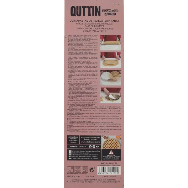 Tortų šablonas Quttin CELOSIA 6 vnt.
