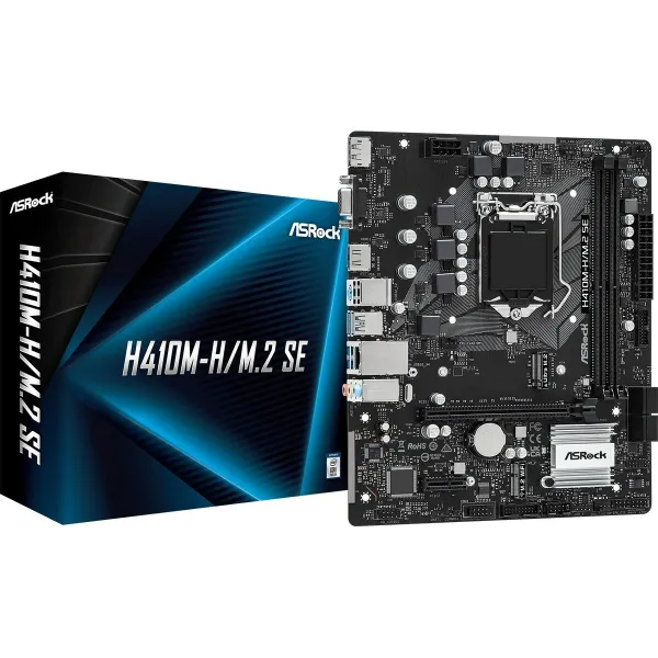 Pagrindinė plokštė ASRock H410M-H/M.2 SE LGA 1200