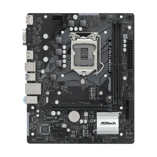 Pagrindinė plokštė ASRock H410M-H/M.2 SE LGA 1200