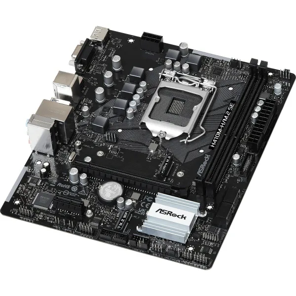 Pagrindinė plokštė ASRock H410M-H/M.2 SE LGA 1200